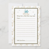 Schattigee winter Polar Beren Baby shower Kaart (Voorkant)