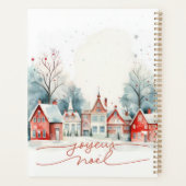 Schattigee Winter Woodland Waterverf Kerst Planner (Achterkant)