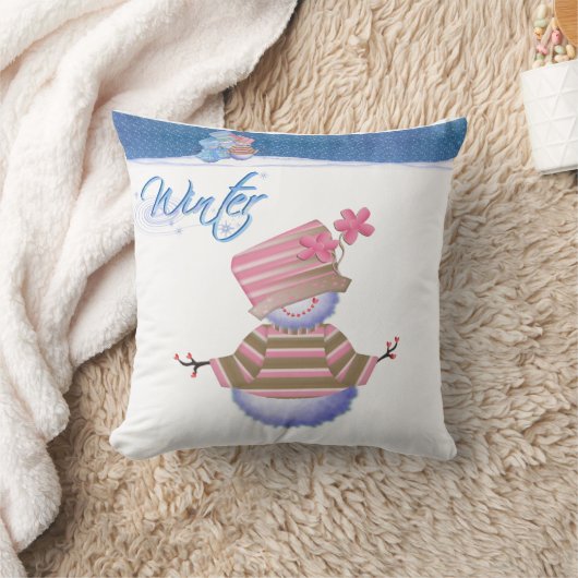 Schattigee winterblues kussen (Deken)