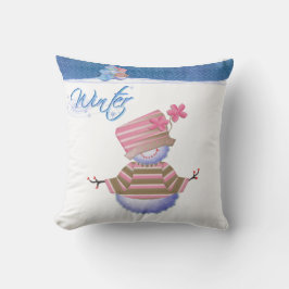 Schattigee winterblues kussen