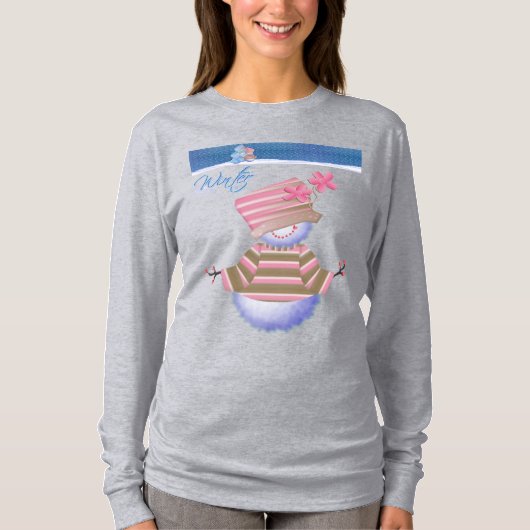Schattigee winterblues t-shirt (Voorkant)
