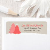 Schattigee winterbomen etiket (Insitu)