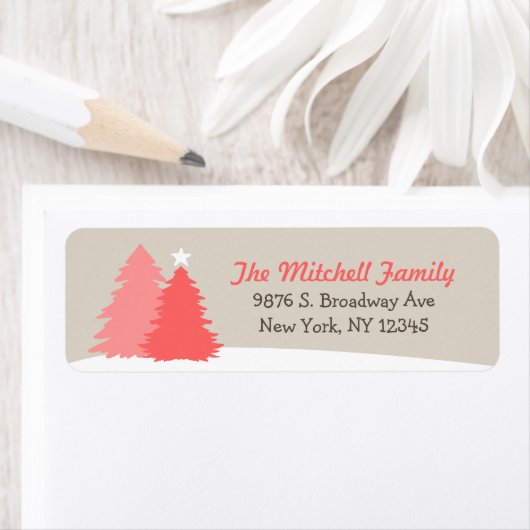 Schattigee winterbomen etiket (Insitu)