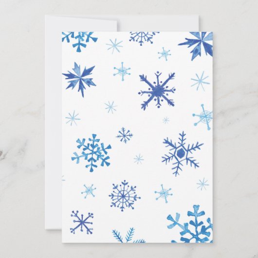 Schattigee winterdieren Verjaardag Capsule Kaart (Achterkant)