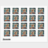 Schattigee winterfee Stickers (Vel)