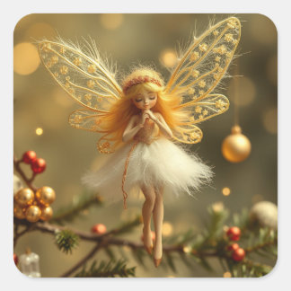 Schattigee winterfee Stickers