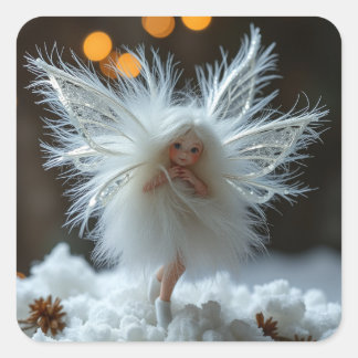 Schattigee winterfee Stickers