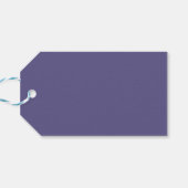 Schattigee winterfotografie van White Arctic Fox Cadeaulabel (Achterkant Horizontaal)