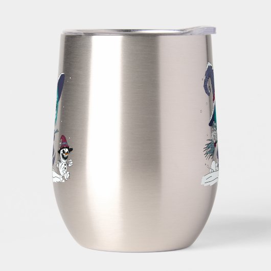 Schattigee winterheks (Links)