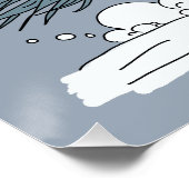 Schattigee winterheks perfect poster (Hoek)