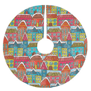 Schattigee winterhuizen kerstboom rok