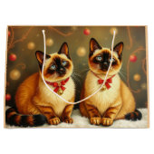 Schattigee winterkatten groot cadeauzakje (Voorkant)