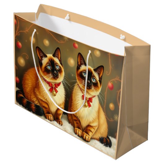 Schattigee winterkatten groot cadeauzakje (Achterkant Gekanteld)