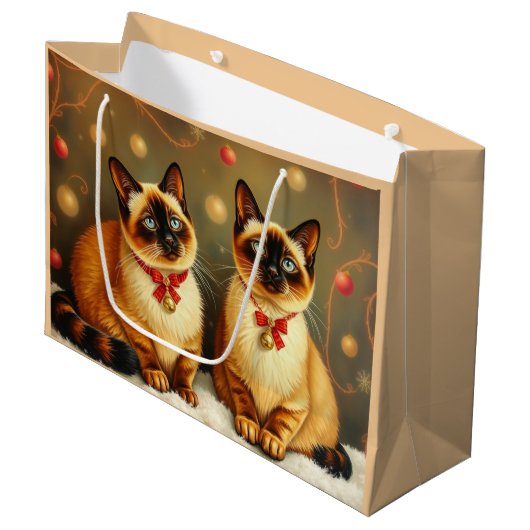 Schattigee winterkatten groot cadeauzakje (Voorkant Gekanteld)