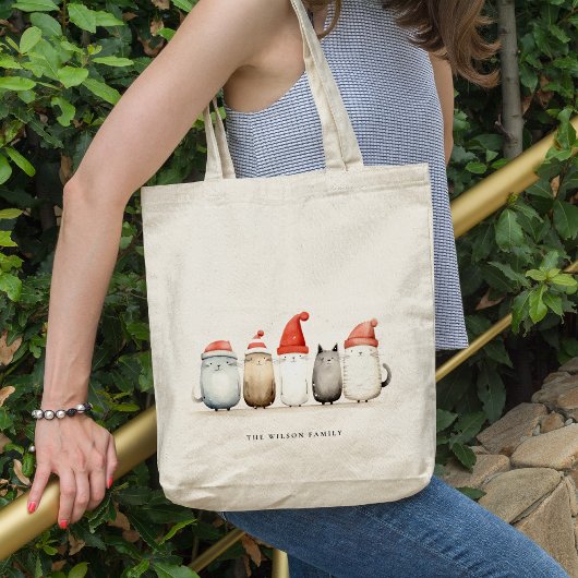 Schattigee Winterkatten Sweater Furry & Bright Chr Tote Bag