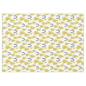 Schattigee winterpinguïn kerstgoud tafelkleed (Voorkant (Horizontaal))