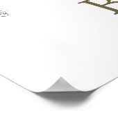 Schattigee winterpinguïns verjaardagsfeestje poster (Hoek)