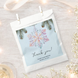 Schattigee wintersneeuwvlokken Schattige Baby show Bedankzakje