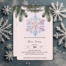 Schattigee wintersneeuwvlokken Schattige Baby show