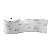 Schattigee winterwonderlanddieren grosgrain lint (Spoel)