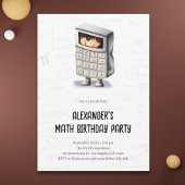 Schattigee Wiskunde Formulas Calculator Verjaardag Kaart