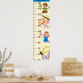 Schattigee Wiskunde Groeigrafiek Poster (Keuken)