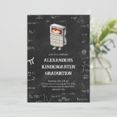 Schattigee Wiskunde Kleuterschool Afstuderen Kaart (Staand voorkant)