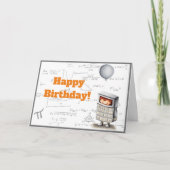 Schattigee Wiskunde Vergelijkingen Calculator Happ Kaart (Voorkant)