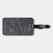 Schattigee Wiskunde vergelijkingen Nerd reizen Bagagelabel (Achterkant horizontaal)