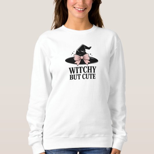 Schattigee Witchy Halloween Trui (Voorkant)