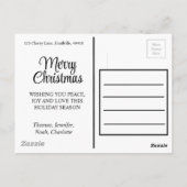 Schattigee witte beren welp Santa beer polair beer Briefkaart (Achterkant)