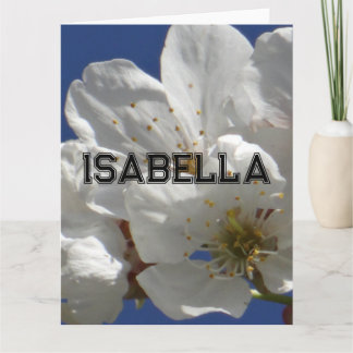 Schattigee witte bloemen gevouwen Wenskaart Kaart