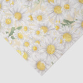 Schattigee witte Daisy floral decoupage Tissuepapier (Detail)