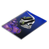 Schattigee Witte en Zwarte Vis Notitieboek (Linkerzijde)