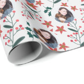 Schattigee witte foto cadeaupapier (Rol Hoek)