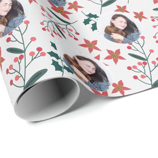Schattigee witte foto cadeaupapier (Rol Hoek)