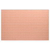Schattigee witte harten dot patroonperzik stof (Yard (91,4 cm))