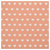 Schattigee witte harten dot patroonperzik stof (Swatch)