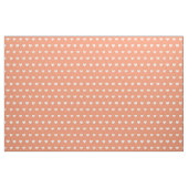 Schattigee witte harten dot patroonperzik stof (Fat Quarter)