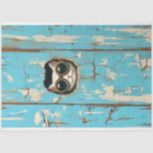 Schattigee Witte Kat Kitten Verbergen Peeking AQ4 Tissuepapier (Voorkant)