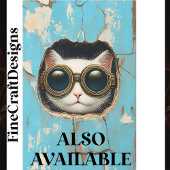 Schattigee Witte Kat Kitten Verbergen Peeking AQ4 Tissuepapier