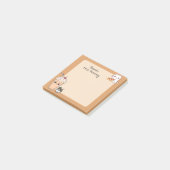 Schattigee Witte Kat Memo Maaltijd Planning kawaii Post-it® Notes (Schuin)