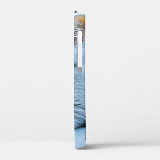 Schattigee witte kat spelen in de sneeuw Case-Mate iPhone case (Achterkant / Links)