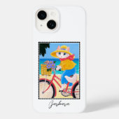 Schattigee Witte Kattenmuis Beste Vrienden Fietsna Case-Mate iPhone Case (Achterkant)