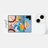 Schattigee Witte Kattenmuis Beste Vrienden Fietsna Case-Mate iPhone Case (Achterkant (horizontaal))