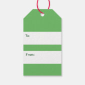 Schattigee witte kerst eend met een krans cadeaulabel (Achterkant)
