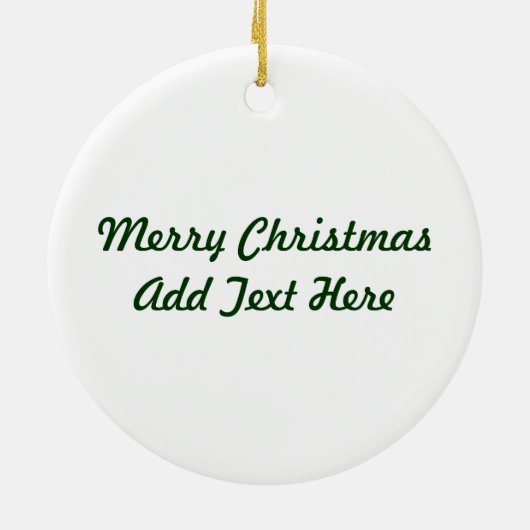 Schattigee witte kerst eend met een krans keramisch ornament (Achterkant)