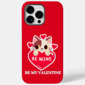 Schattigee witte kitten met hart Case-Mate iPhone case (Achterkant)
