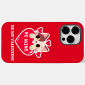Schattigee witte kitten met hart Case-Mate iPhone case (Achterkant (horizontaal))