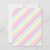 Schattigee Witte Kitty Kat Verjaardagsfeestuitnodi Kaart (Achterkant)